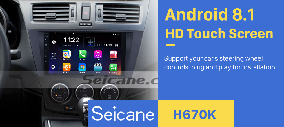 Seicane 9 inch Android 8.1 GPS Navigation System for 2009 2010 2011 2012 Mazda 5 with Radio HD 1024*600 Touch Screen support DVR TV Video WIFI OBD2 Bluetooth USB Backup Camera Steering Wheel control Mirror link Seicane 9 inch Android 8.1 GPS Navigation System for 2009 2010 2011 2012 Mazda 5 with Radio HD 1024*600 Touch Screen support DVR TV Video WIFI OBD2 Bluetooth USB Backup Camera Steering Wheel control Mirror link