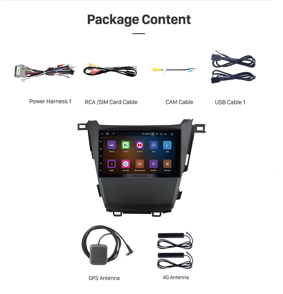 Seicane Carplay 7 inch HD Touchscreen Android 13.0 for 2013 Honda Odyssey GPS Navigation Android Auto Head Unit Support DAB+ OBDII WiFi Steering Wheel Control Seicane Carplay 7 inch HD Touchscreen Android 13.0 for 2013 Honda Odyssey GPS Navigation Android Auto Head Unit Support DAB+ OBDII WiFi Steering Wheel Control