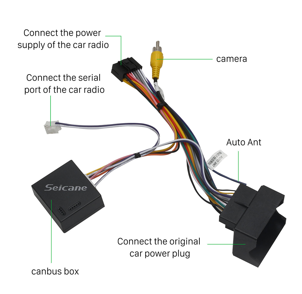 Seicane HD-сенсорный экран 10,1-дюймовый Android 13.0 для 2010 2011-2013 годов TOYOTA Crown Radio Система GPS-навигации Поддержка Bluetooth Carplay Резервная камера