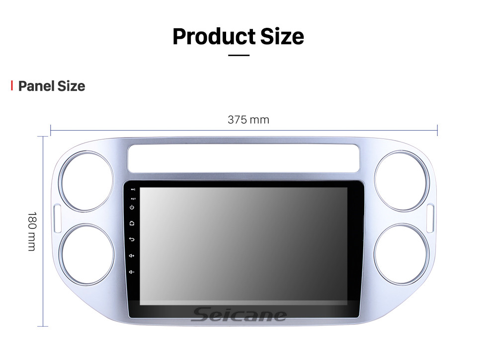 Seicane 9 pouces 2010-2015 VW Volkswagen Tiguan Android 8.1 HD 1024 * 600 Radio à écran tactile avec GPS Navi Bluetooth USB 3G WIFI 1080p caméra de vision arrière au volant Seicane 9 pouces 2010-2015 VW Volkswagen Tiguan Android 8.1 HD 1024 * 600 Radio à écran tactile avec GPS Navi Bluetooth USB 3G WIFI 1080p caméra de vision arrière au volant