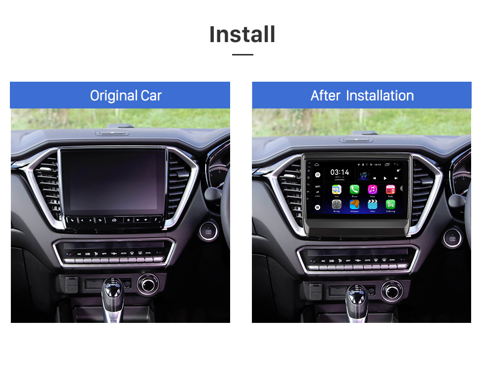 Seicane Android 13.0 de 9 polegadas para 2022 Kia Sportage Stereo Sistema de navegação GPS com suporte a Bluetooth TouchScreen Câmera retrovisora