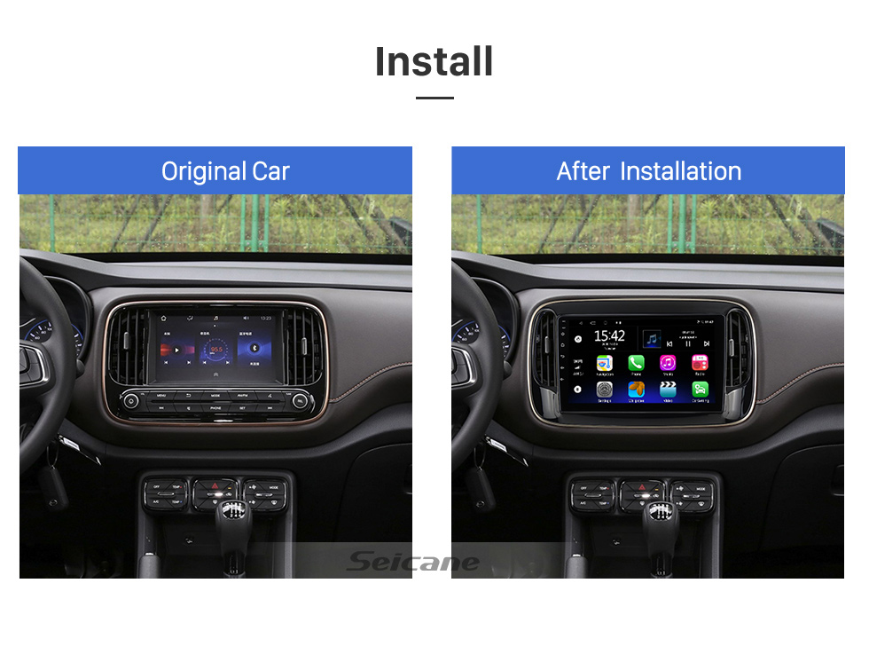 Seicane Für 2019 Nissan Teana Radio 10,1 Zoll Android 13.0 HD Touchscreen GPS-Navigationssystem mit Bluetooth-Unterstützung Carplay OBD2