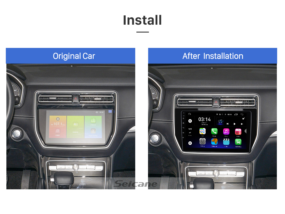 Seicane OEM 10,1 Zoll Android 13.0 für 2019 2020 2021 2022 ROEWE MG RX8 Radio Bluetooth HD Touchscreen GPS-Navigationssystem unterstützt Carplay DAB+
