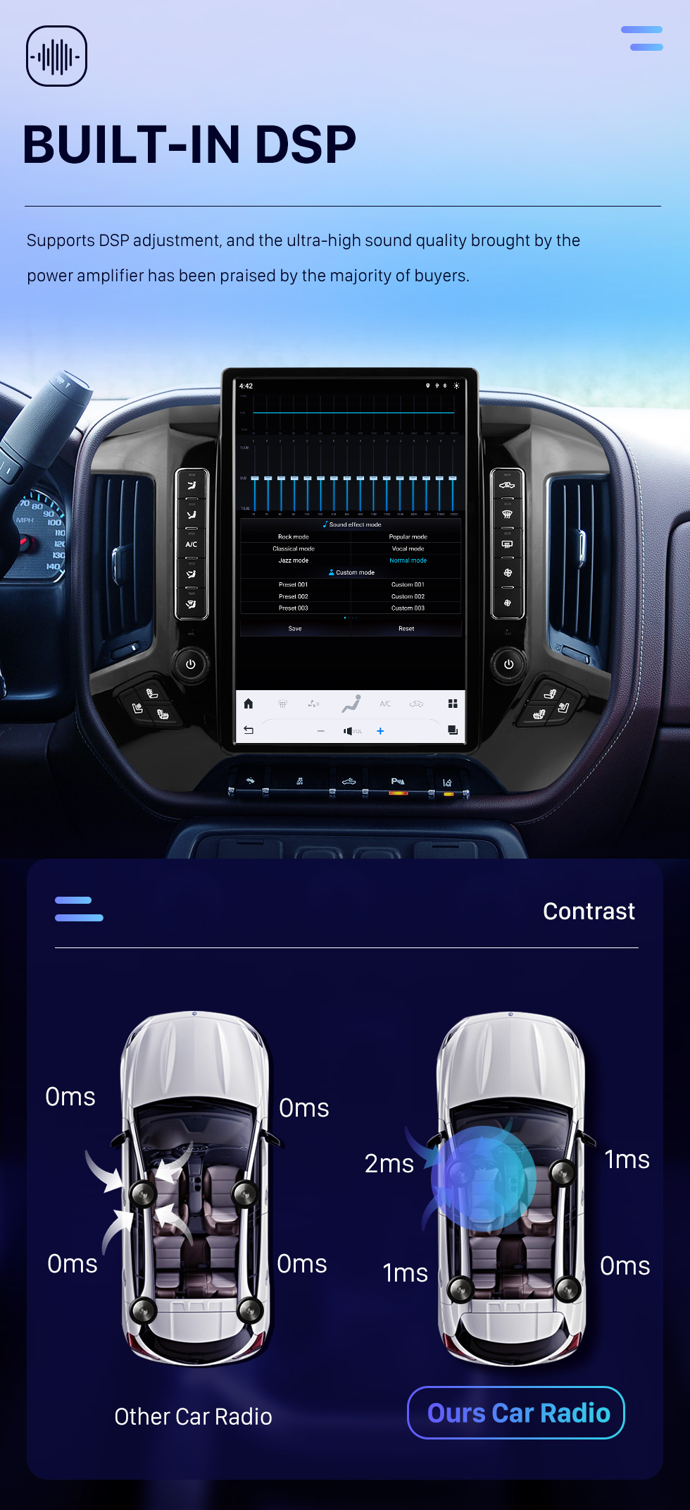 Seicane Radio de navegación GPS Android 12.0 de 14,4 pulgadas para Chevrolet Silverado 2014 2015 2016-2018 con pantalla táctil HD Bluetooth Carplay compatible con DVR TPMS