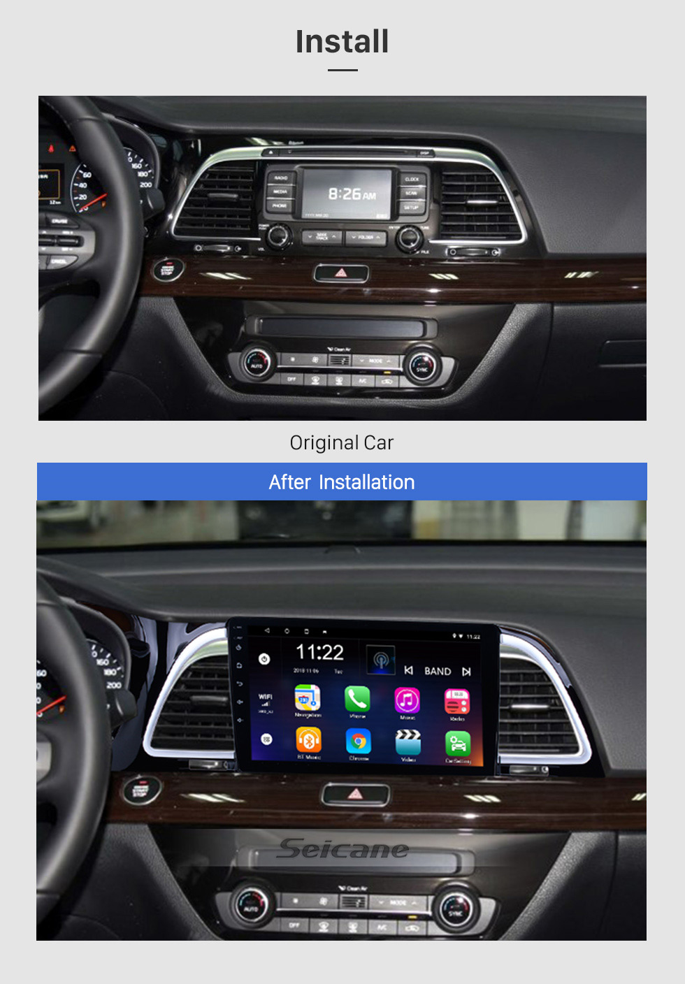 Seicane 9 Inch Car DVD Player Radio GPS Navigation System For 2018 KIA K4 Cachet TV tuner Remote Control Bluetooth Touch Screen WIFI SWC Seicane 9 Inch Car DVD Player Radio GPS Navigation System For 2018 KIA K4 Cachet TV tuner Remote Control Bluetooth Touch Screen WIFI SWC