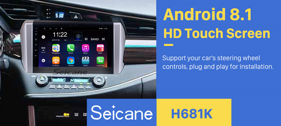 Seicane 9 inch HD Touchscreen Android 8.1 Radio for 2015 Toyota INNOVA left hand driving GPS Navigation SWC Bluetooth USB WIFI Rearview Carplay Video support DVR TPMS Seicane 9 inch HD Touchscreen Android 8.1 Radio for 2015 Toyota INNOVA left hand driving GPS Navigation SWC Bluetooth USB WIFI Rearview Carplay Video support DVR TPMS