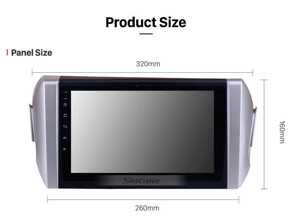 Seicane 9 pouces HD écran tactile Android 8.1 Radio pour 2015 Toyota INNOVA GPS Navigation SWC Bluetooth USB WIFI Rearview Carplay Vidéo soutien DVR TPMS Seicane 9 pouces HD écran tactile Android 8.1 Radio pour 2015 Toyota INNOVA GPS Navigation SWC Bluetooth USB WIFI Rearview Carplay Vidéo soutien DVR TPMS