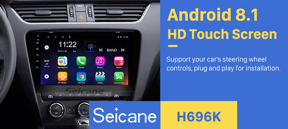 Seicane Android 8.1 10.1 дюймовый HD 1024 * 600 Автомобильный радиоприемник с сенсорным экраном на 2015 2016 2017 SKODA Octavia (UV) GPS-навигатор Bluetooth WIFI Поддержка зеркального соединения USB DVR OBD2 Управление камерой с рулевым управлением Seicane Android 8.1 10.1 дюймовый HD 1024 * 600 Автомобильный радиоприемник с сенсорным экраном на 2015 2016 2017 SKODA Octavia (UV) GPS-навигатор Bluetooth WIFI Поддержка зеркального соединения USB DVR OBD2 Управление камерой с рулевым управлением