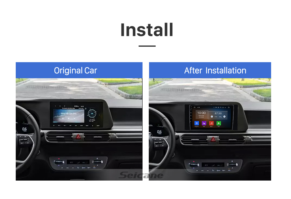Seicane Autoradio Carplay 9 pouces Android 13.0 pour FORD FOCUS 1998-2005 Navigation GPS Android Auto Prise en charge DAB + OBDII WiFi Commande au volant Seicane Autoradio Carplay 9 pouces Android 13.0 pour FORD FOCUS 1998-2005 Navigation GPS Android Auto Prise en charge DAB + OBDII WiFi Commande au volant