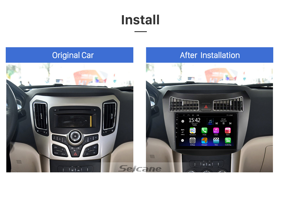 Seicane OEM Android 13.0 для 2004, 2005, 2006, 2007 NISSAN ELGRAND Радио GPS-навигационная система с 7-дюймовым сенсорным экраном HD Поддержка Bluetooth Carplay OBD2 Резервная камера 