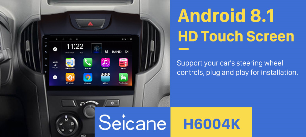 Seicane 9 inch Chevy Chevrolet S10 2015-2018 ISUZU D-Max Android 8.1 Radio GPS navigation system HD 1024*600 touch screen Bluetooth DVR Rearview camera OBD2 TV WIFI Steering Wheel Control USB Mirror link Seicane 9 inch Chevy Chevrolet S10 2015-2018 ISUZU D-Max Android 8.1 Radio GPS navigation system HD 1024*600 touch screen Bluetooth DVR Rearview camera OBD2 TV WIFI Steering Wheel Control USB Mirror link