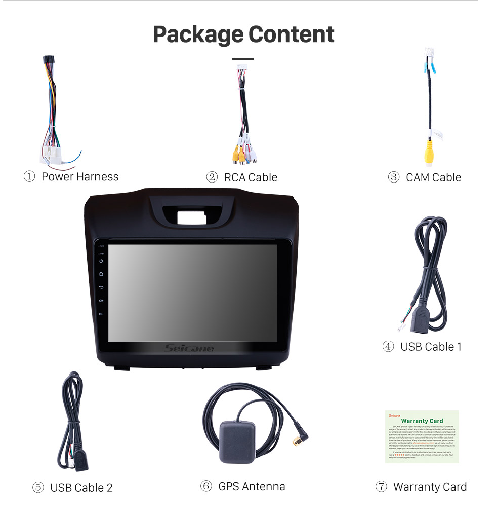 Seicane 9 inch Chevy Chevrolet S10 2015-2018 ISUZU D-Max Android 8.1 Radio GPS navigation system HD 1024*600 touch screen Bluetooth DVR Rearview camera OBD2 TV WIFI Steering Wheel Control USB Mirror link Seicane 9 inch Chevy Chevrolet S10 2015-2018 ISUZU D-Max Android 8.1 Radio GPS navigation system HD 1024*600 touch screen Bluetooth DVR Rearview camera OBD2 TV WIFI Steering Wheel Control USB Mirror link