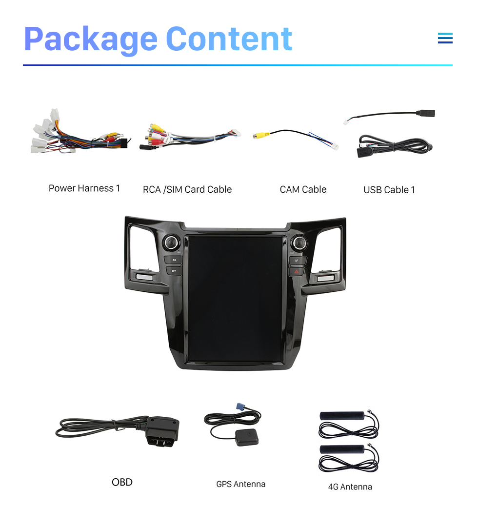 Seicane Carplay OEM 12.1 inch Android 10.0 for 2004 2005 2006-2015 TOYOTA Fortuner Radio Android Auto GPS Navigation System With HD Touchscreen Bluetooth support OBD2 DVR Seicane Carplay OEM 12.1 inch Android 10.0 for 2004 2005 2006-2015 TOYOTA Fortuner Radio Android Auto GPS Navigation System With HD Touchscreen Bluetooth support OBD2 DVR
