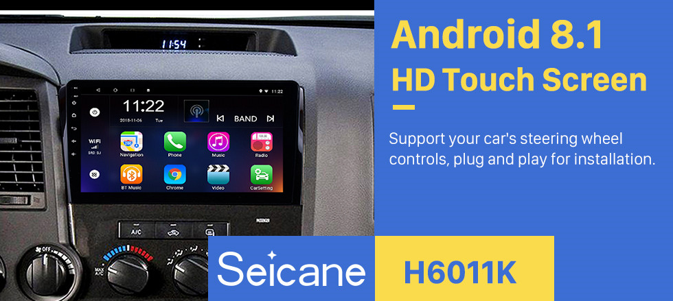 Seicane 10.1 inch HD touchscreen Radio GPS Navigation System Android 8.1 for 2008-2015 TOYOTA Sequoia 2006-2013 Tundra Support Radio Carplay Bluetooth OBD II DVR 3G WIFI Rear view camera Seicane 10.1 inch HD touchscreen Radio GPS Navigation System Android 8.1 for 2008-2015 TOYOTA Sequoia 2006-2013 Tundra Support Radio Carplay Bluetooth OBD II DVR 3G WIFI Rear view camera
