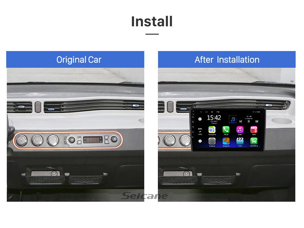 Seicane 10,1-дюймовый сенсорный HD-экран для HONDA EDIX 2004, 2005, 2006-2009 годов, GPS Navi, Bluetooth, поддержка ремонта автомобильного радио, цифровое ТВ HD