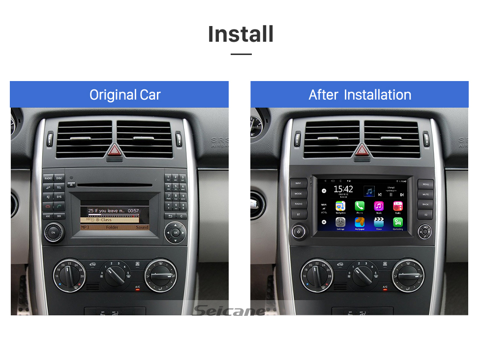 Seicane 7 Inch HD Touchscreen for 2004 2005 2006-2012 BENZ B200 A-KLASSE W169 B-KLASSE W245 GPS Navi Bluetooth Car Radio Repair Support HD Digital TV Seicane 7 Inch HD Touchscreen for 2004 2005 2006-2012 BENZ B200 A-KLASSE W169 B-KLASSE W245 GPS Navi Bluetooth Car Radio Repair Support HD Digital TV