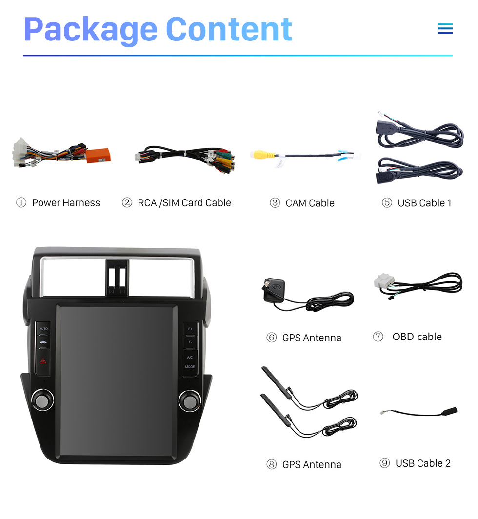 Seicane Carplay OEM 12,1 pouces Android 10.0 pour 2008 2009 2010 2011-2016 TOYOTA Alphard A20 Radio Système de navigation GPS avec écran tactile HD Prise en charge Bluetooth OBD2 DVR TPMS Seicane Carplay OEM 12,1 pouces Android 10.0 pour 2008 2009 2010 2011-2016 TOYOTA Alphard A20 Radio Système de navigation GPS avec écran tactile HD Prise en charge Bluetooth OBD2 DVR TPMS