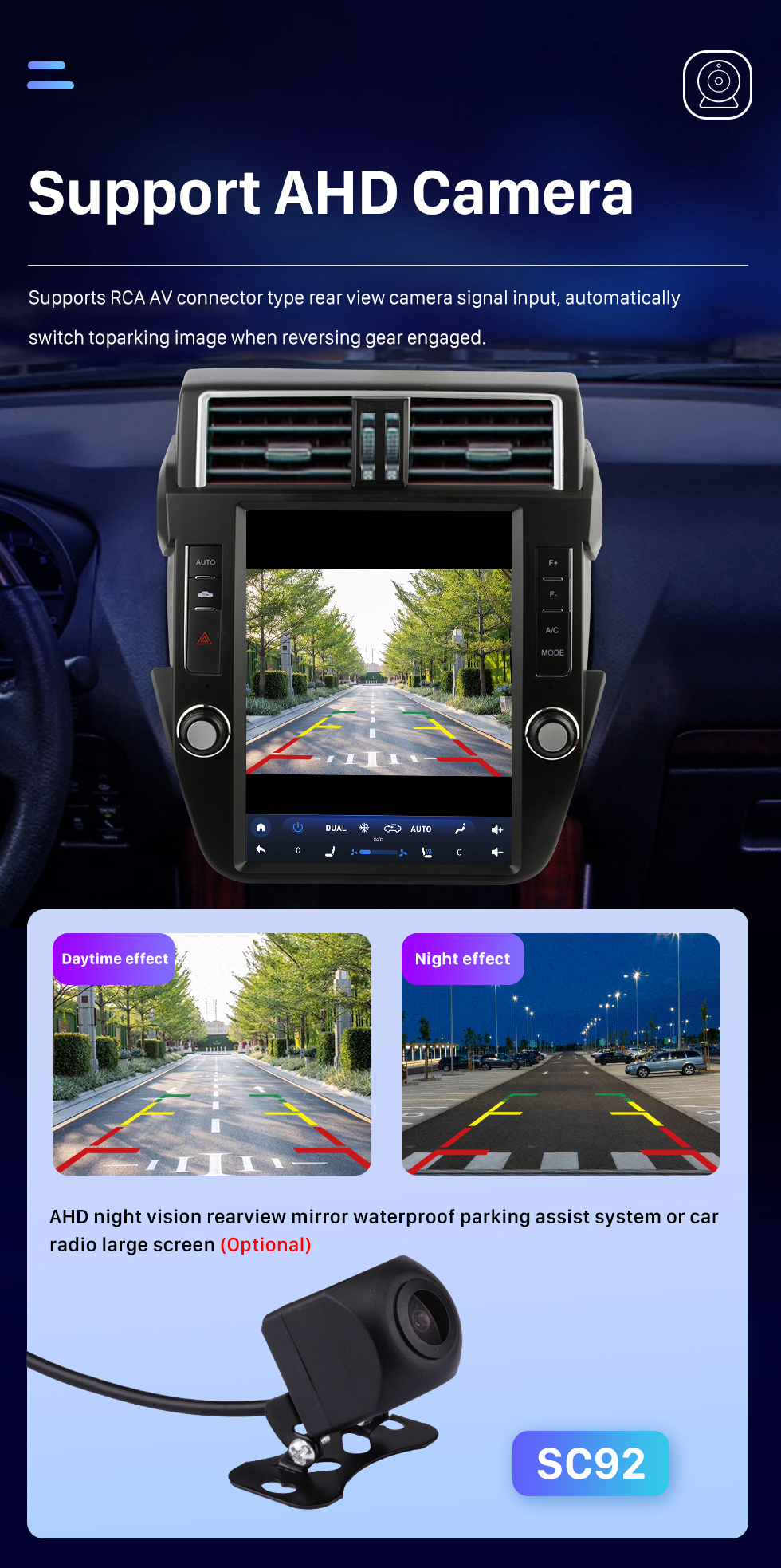 Seicane Carplay OEM 12,1 pouces Android 10.0 pour 2008 2009 2010 2011-2016 TOYOTA Alphard A20 Radio Système de navigation GPS avec écran tactile HD Prise en charge Bluetooth OBD2 DVR TPMS Seicane Carplay OEM 12,1 pouces Android 10.0 pour 2008 2009 2010 2011-2016 TOYOTA Alphard A20 Radio Système de navigation GPS avec écran tactile HD Prise en charge Bluetooth OBD2 DVR TPMS