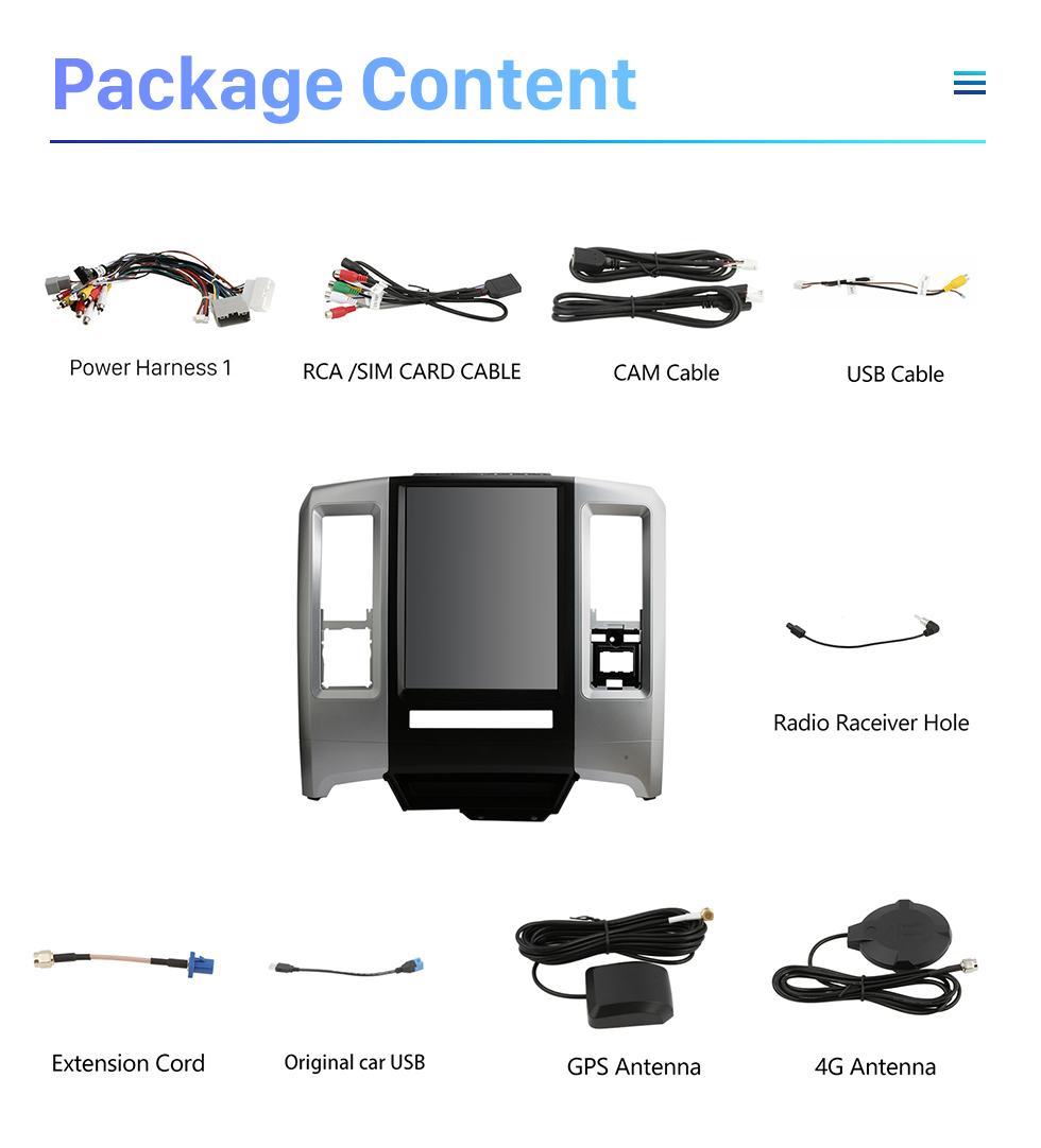 Seicane Radio de navegación GPS con pantalla táctil Android 10.0 HD de 12.1 pulgadas para Dodge Ram 2009 2010 2011 2012 con soporte Bluetooth Carplay Cámara TPMS AHD