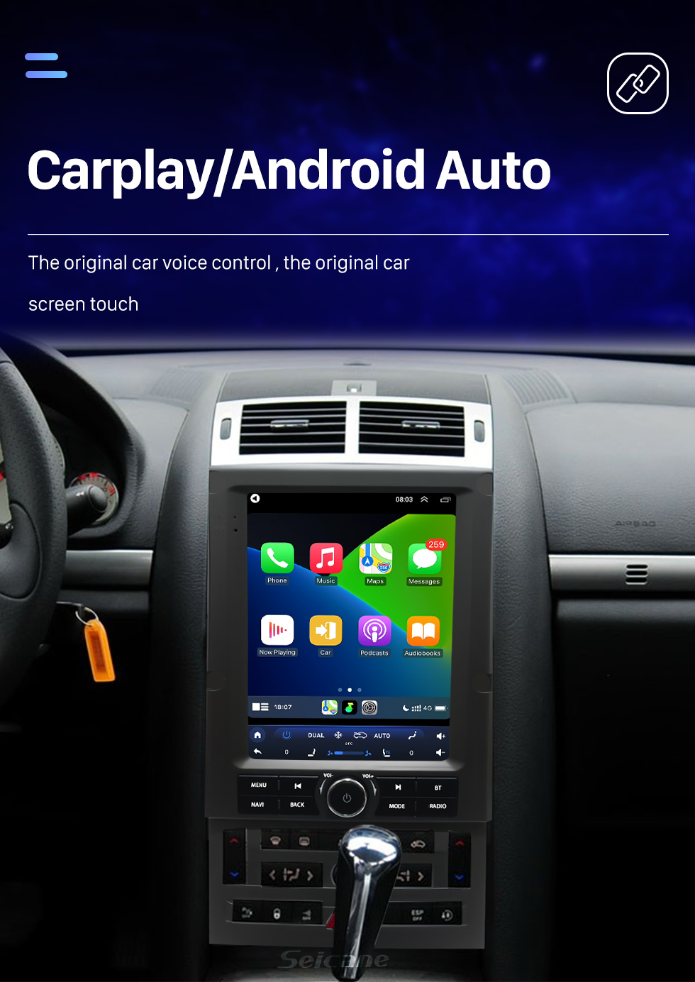 Seicane OEM 9,7 Zoll Android 10.0 Radio für 2004 2005 2006-2010 PEUGEOT 207 Bluetooth WIFI HD Touchscreen GPS Navigation unterstützt Carplay Rückfahrkamera DAB+ OBD2 Seicane OEM 9,7 Zoll Android 10.0 Radio für 2004 2005 2006-2010 PEUGEOT 207 Bluetooth WIFI HD Touchscreen GPS Navigation unterstützt Carplay Rückfahrkamera DAB+ OBD2