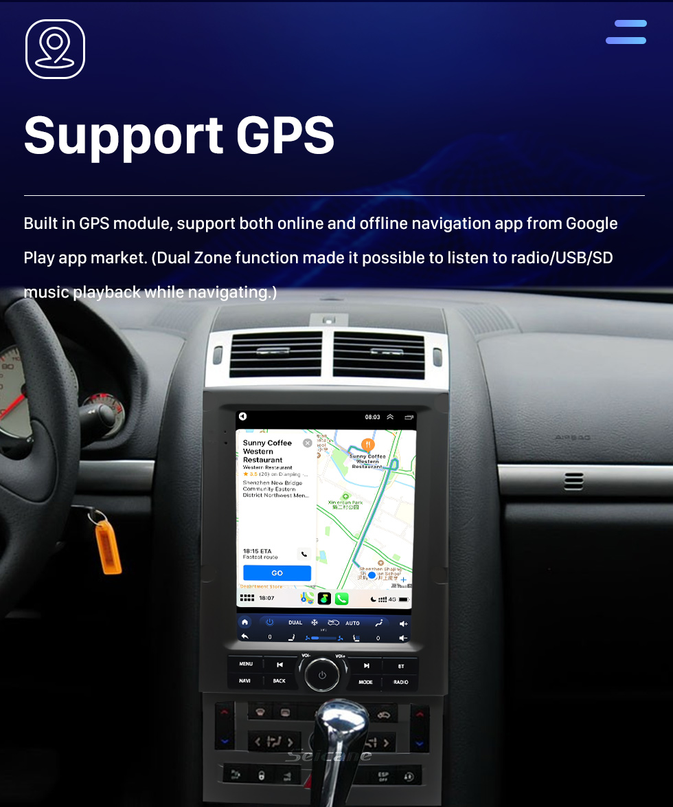 Seicane OEM 9,7 Zoll Android 10.0 Radio für 2004 2005 2006-2010 PEUGEOT 207 Bluetooth WIFI HD Touchscreen GPS Navigation unterstützt Carplay Rückfahrkamera DAB+ OBD2 Seicane OEM 9,7 Zoll Android 10.0 Radio für 2004 2005 2006-2010 PEUGEOT 207 Bluetooth WIFI HD Touchscreen GPS Navigation unterstützt Carplay Rückfahrkamera DAB+ OBD2