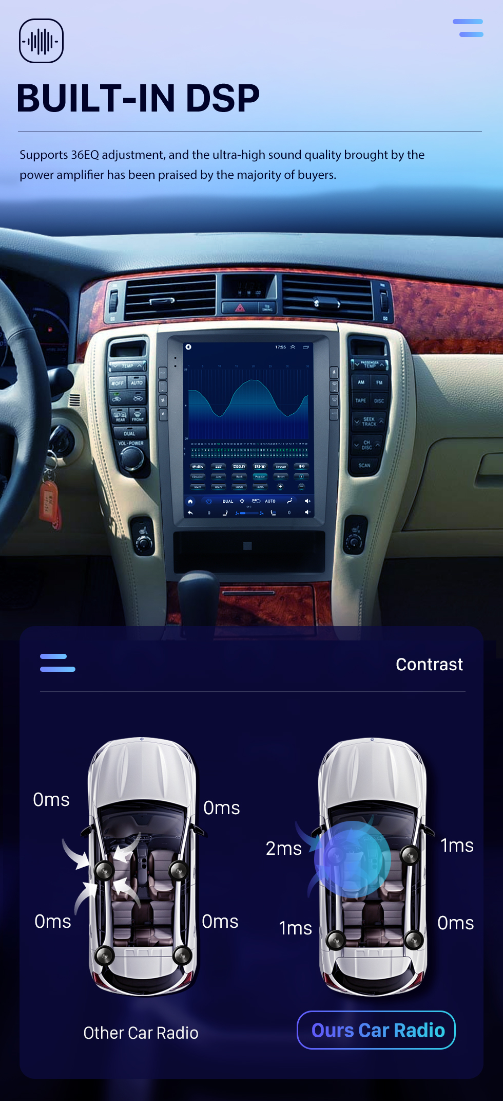 Seicane Carplay OEM 10,4 polegadas Android 10.0 para 2014 2015 2016 2017 Jeep Grand Cherokee SRT Rádio Android Auto Sistema de navegação GPS com tela sensível ao toque HD Suporte Bluetooth OBD2 DVR