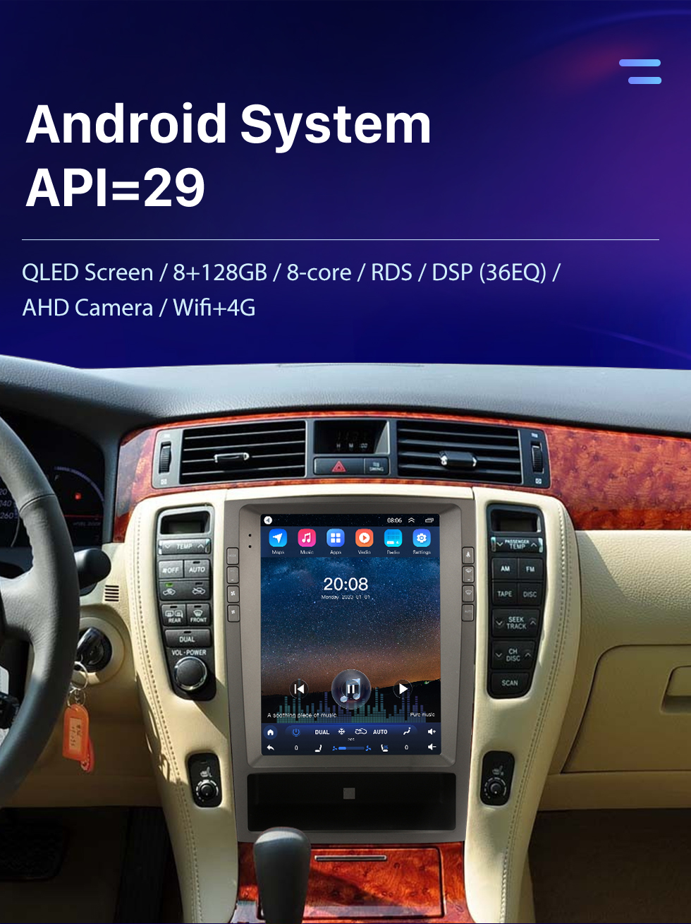 Seicane Carplay OEM 10,4 polegadas Android 10.0 para 2014 2015 2016 2017 Jeep Grand Cherokee SRT Rádio Android Auto Sistema de navegação GPS com tela sensível ao toque HD Suporte Bluetooth OBD2 DVR Seicane Carplay OEM 10,4 polegadas Android 10.0 para 2014 2015 2016 2017 Jeep Grand Cherokee SRT Rádio Android Auto Sistema de navegação GPS com tela sensível ao toque HD Suporte Bluetooth OBD2 DVR