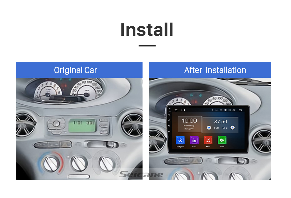 Seicane Carplay 9 Zoll Android 13.0 Radio für 2010+ CHERY RIICH M1/ X1 GPS-Navigation Android Auto Unterstützung DAB+ OBDII WiFi Lenkradsteuerung WiFi Seicane Carplay 9 Zoll Android 13.0 Radio für 2010+ CHERY RIICH M1/ X1 GPS-Navigation Android Auto Unterstützung DAB+ OBDII WiFi Lenkradsteuerung WiFi