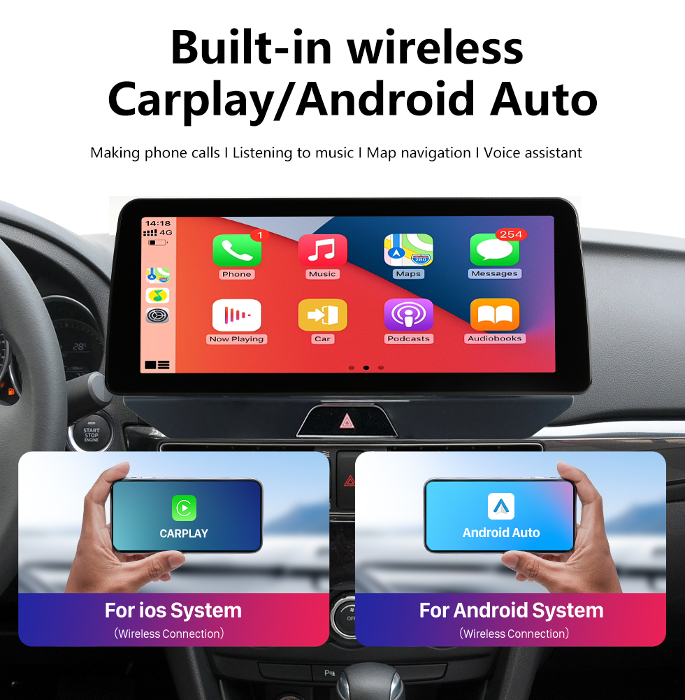 Seicane Android 12.0 Carplay Pantalla de ajuste completo de 12.3 pulgadas para 2022 TOYOTA Harrier Venza Radio de navegación GPS con bluetooth