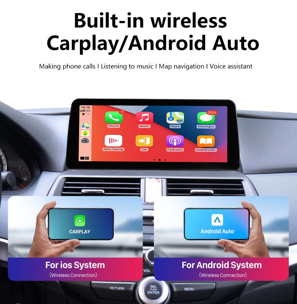 Seicane Android 12.0 de 12,3 polegadas para 2021 TOYOTA Sienna sistema de navegação GPS estéreo com tela sensível ao toque Bluetooth com suporte para câmera retrovisora