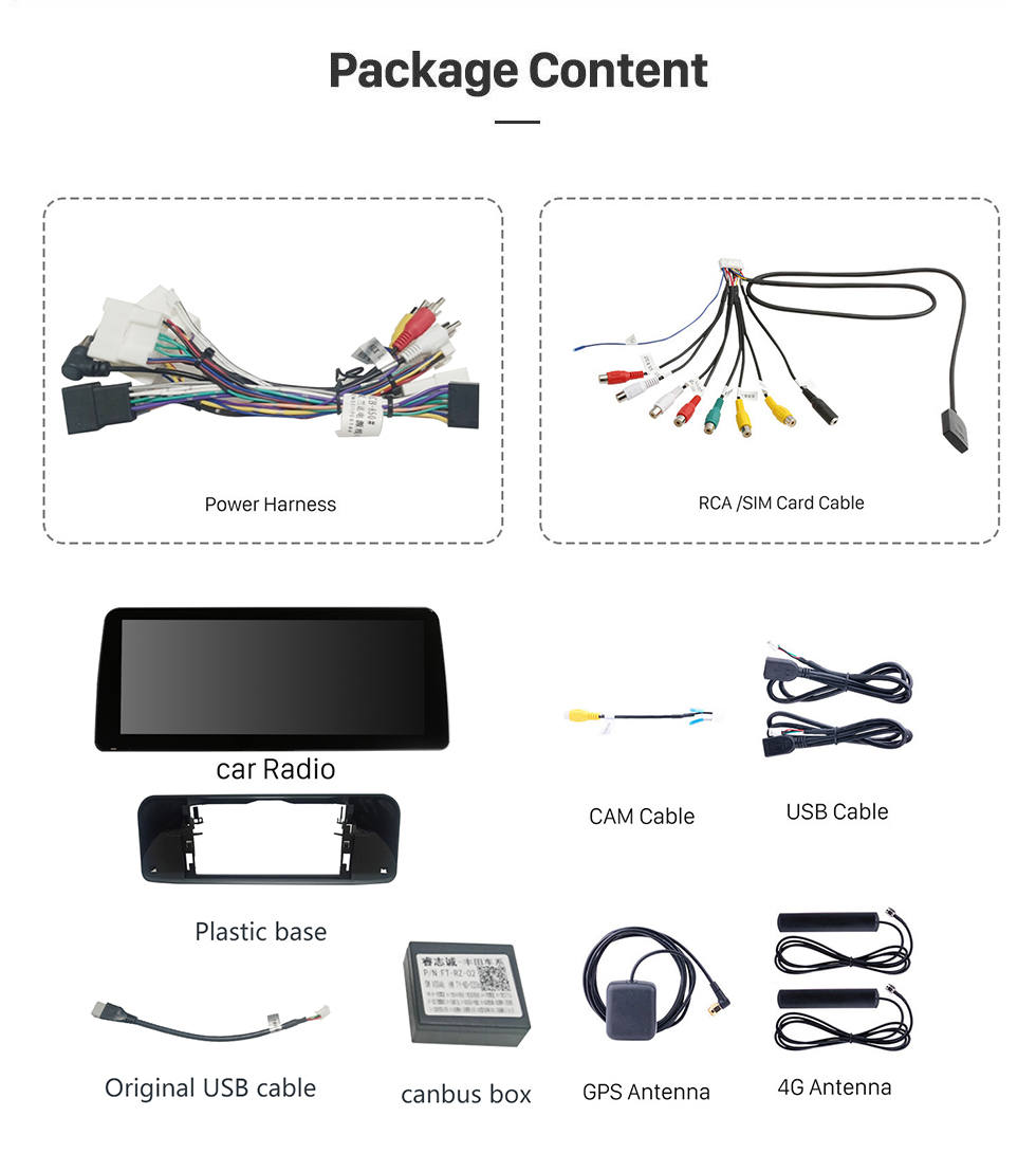 Seicane Android 12.0 de 12,3 polegadas para 2021 TOYOTA Sienna sistema de navegação GPS estéreo com tela sensível ao toque Bluetooth com suporte para câmera retrovisora