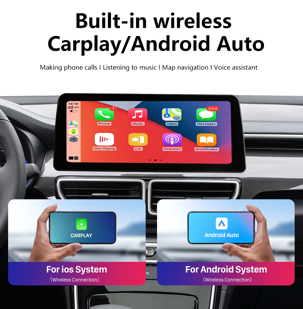 Seicane Android 12.0 HD Pantalla táctil de 12.3 pulgadas para 2019 2020 HYUNDAI Tucson Radio Sistema de navegación GPS con soporte Bluetooth Carplay