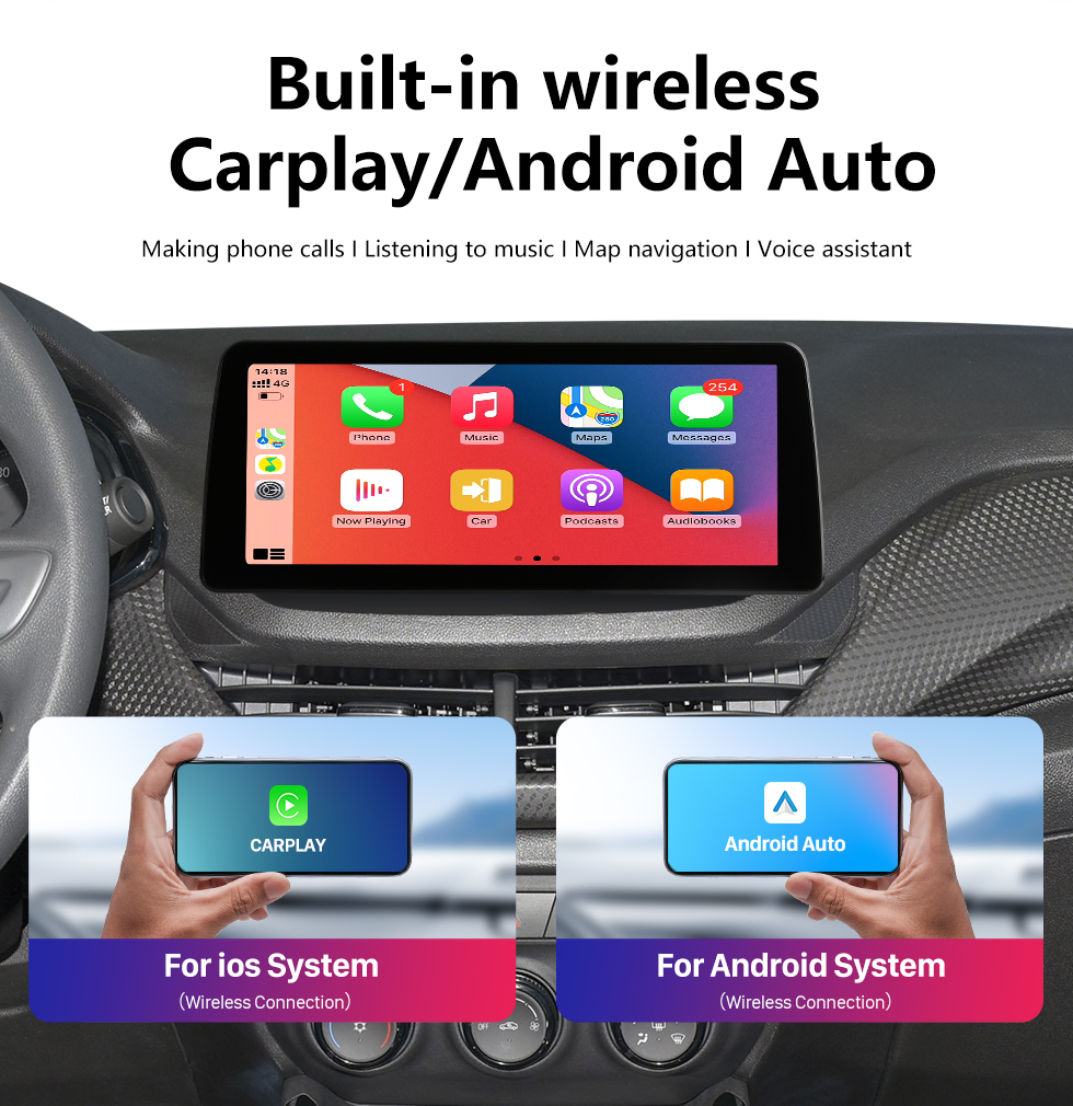 Seicane 12.3 pulgadas Android 12.0 para 2020 2021 2022 Chevrolet Cavalier Radio Sistema de navegación GPS con pantalla táctil HD Soporte Bluetooth Carplay OBD2