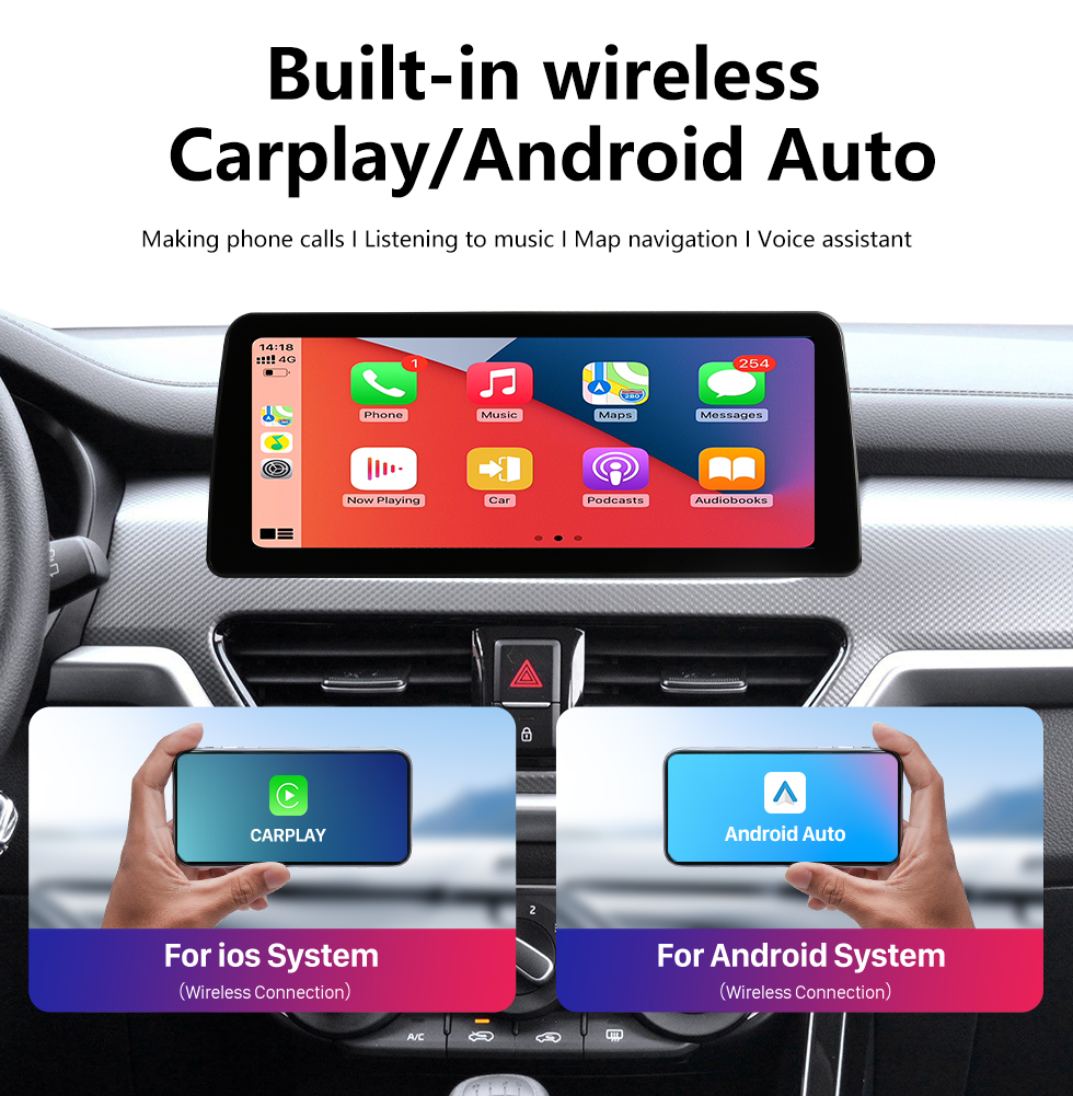 Seicane Android 12.0 HD Pantalla táctil de 12.3 pulgadas para 2019 2020 HYUNDAI Tucson Radio Sistema de navegación GPS con soporte Bluetooth Carplay