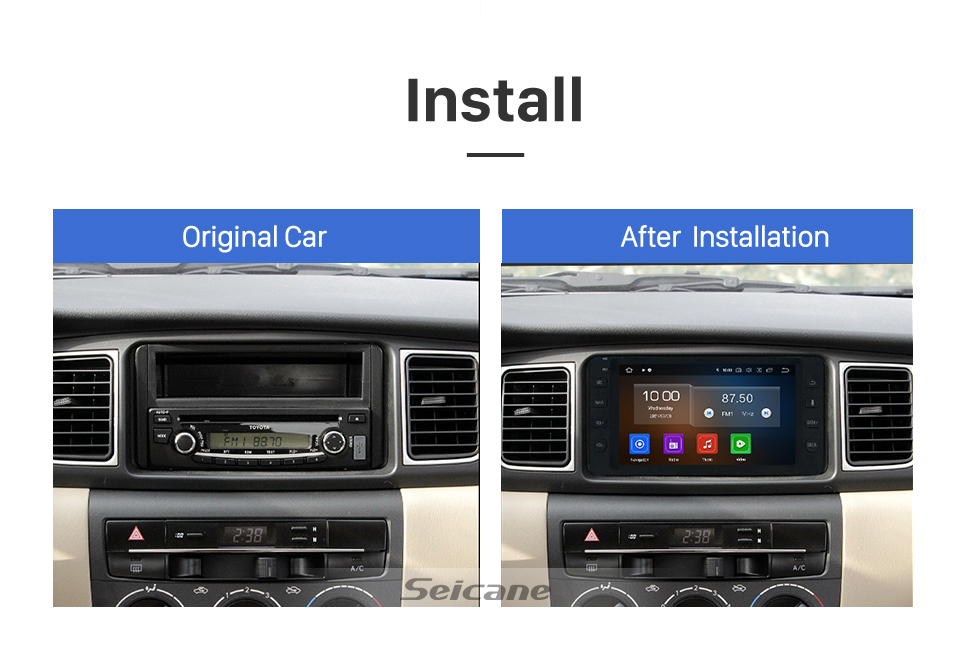 Seicane Radio Carplay de 7 pulgadas con Android 13.0 para Audi A3 2004-2010, navegación GPS, unidad principal Android Auto, compatible con DAB+ OBDII, control del volante WiFi, Wifi Seicane Radio Carplay de 7 pulgadas con Android 13.0 para Audi A3 2004-2010, navegación GPS, unidad principal Android Auto, compatible con DAB+ OBDII, control del volante WiFi, Wifi
