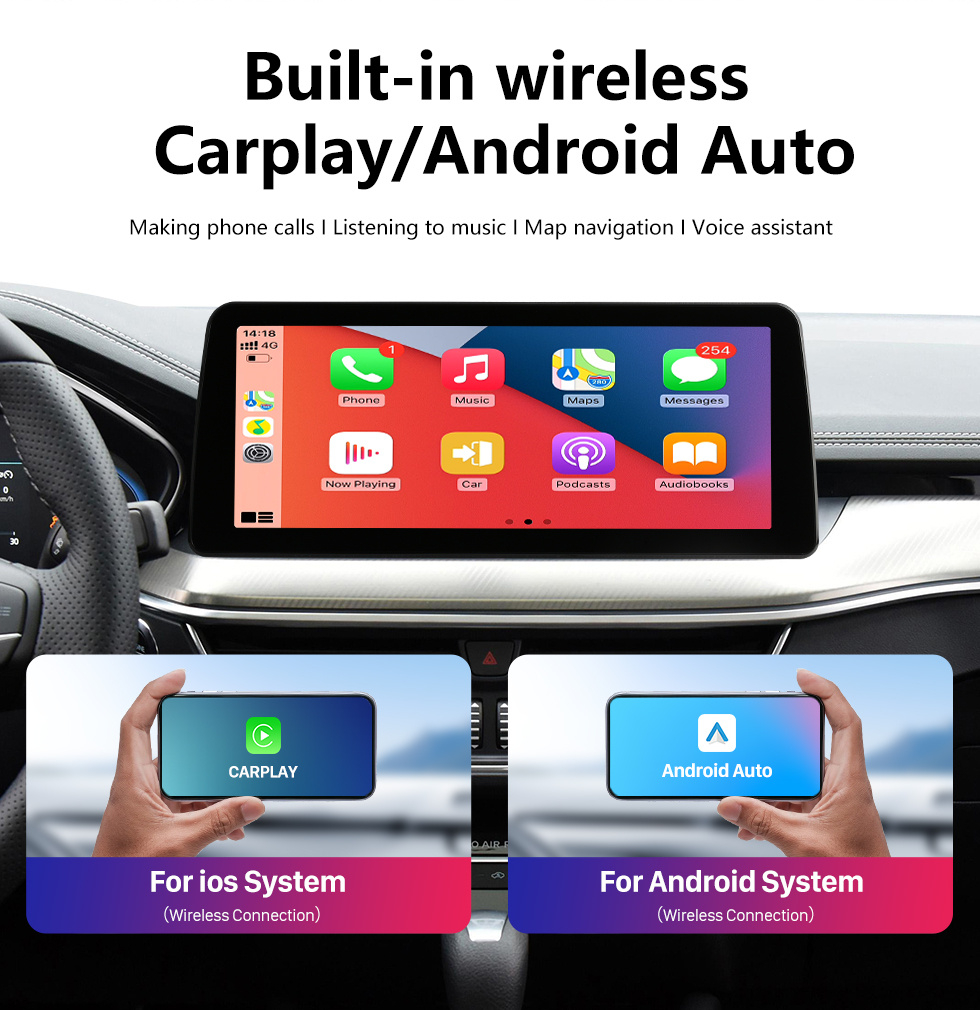 Seicane Android 12.0 Carplay 12,3 pouces Écran complet pour 2014 2015 2016 2017 2018 2019 Mazda3 Axela Radio de navigation GPS avec Bluetooth