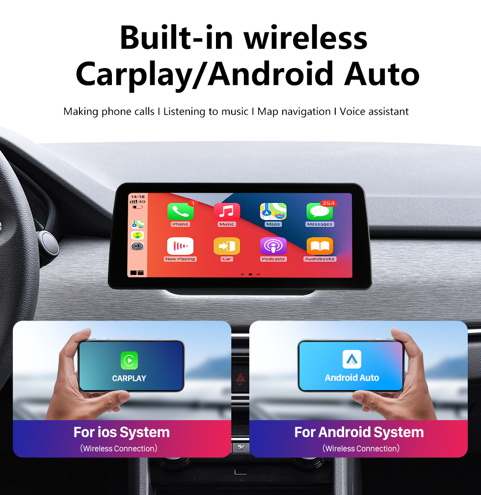 Seicane 12,3 pulgadas Android 12,0 para 2021 WM Motor E5 Radio de navegación GPS con pantalla táctil Bluetooth AUX soporte OBD2 DVR Carplay