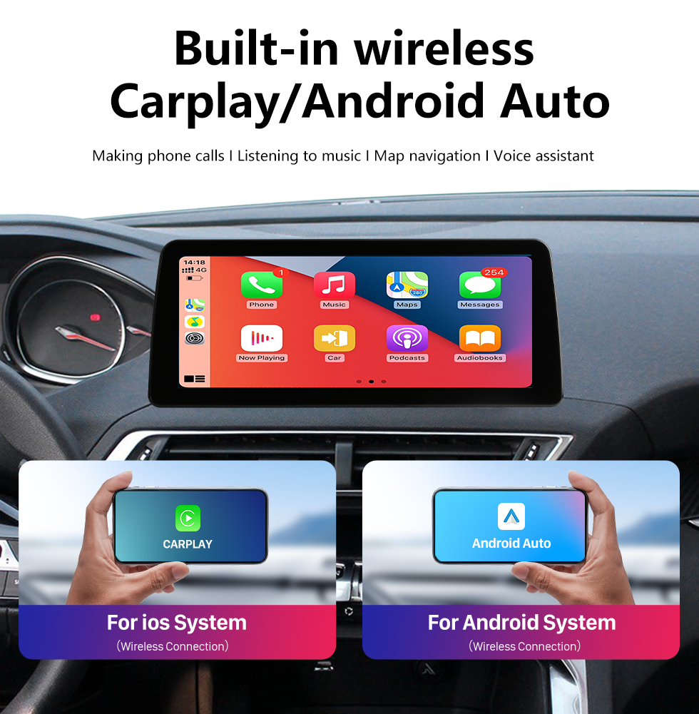 Seicane Android 12.0 Carplay 12,3 Zoll Full-Fit-Bildschirm für 2014 2015 2016 2017 2018 2019 Mazda3 Axela GPS-Navigationsradio mit Bluetooth