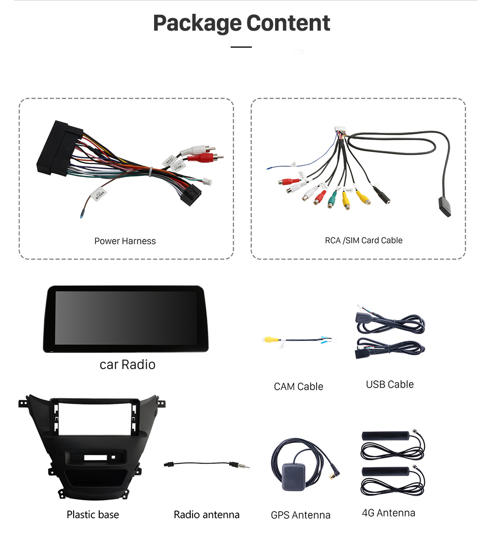 Seicane Android 12.0 Carplay 12,3 Zoll Full-Fit-Bildschirm für 2012 2013 2014–2016 HYUNDAI Elantra GPS-Navigationsradio mit Bluetooth