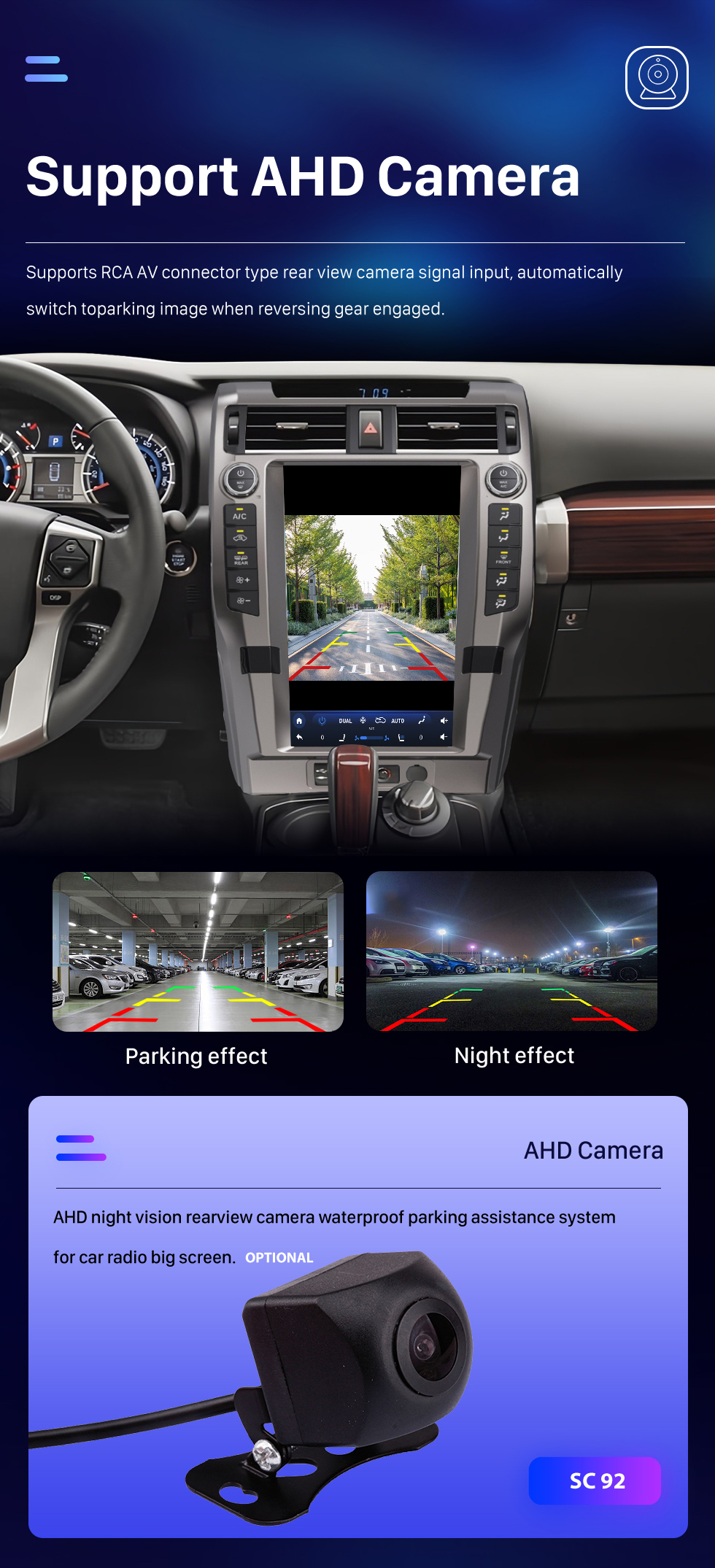 Seicane 15.6 inch Android 10.0 HD Touchscreen GPS Navigation Radio for 2010 2011 2012-2022 TOYOTA 4Runner with Bluetooth Carplay support TPMS Seicane 15.6 inch Android 10.0 HD Touchscreen GPS Navigation Radio for 2010 2011 2012-2022 TOYOTA 4Runner with Bluetooth Carplay support TPMS
