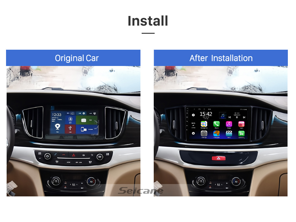 Seicane OEM 9 inch Carplay Android 13.0 for 2016 BAOJUN 730 Radio Bluetooth HD Touchscreen GPS Navigation System support DAB+ Seicane OEM 9 inch Carplay Android 13.0 for 2016 BAOJUN 730 Radio Bluetooth HD Touchscreen GPS Navigation System support DAB+