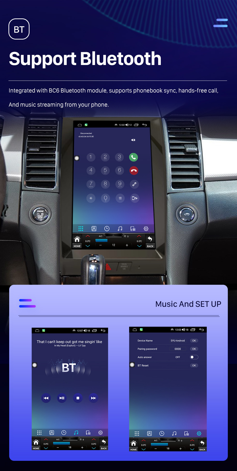 Seicane 13.3 inch Android 10.0 HD Touchscreen GPS Navigation Radio for 2012 2013 2014-2016 TAURUS with Bluetooth Carplay support TPMS AHD Camera Seicane 13.3 inch Android 10.0 HD Touchscreen GPS Navigation Radio for 2012 2013 2014-2016 TAURUS with Bluetooth Carplay support TPMS AHD Camera