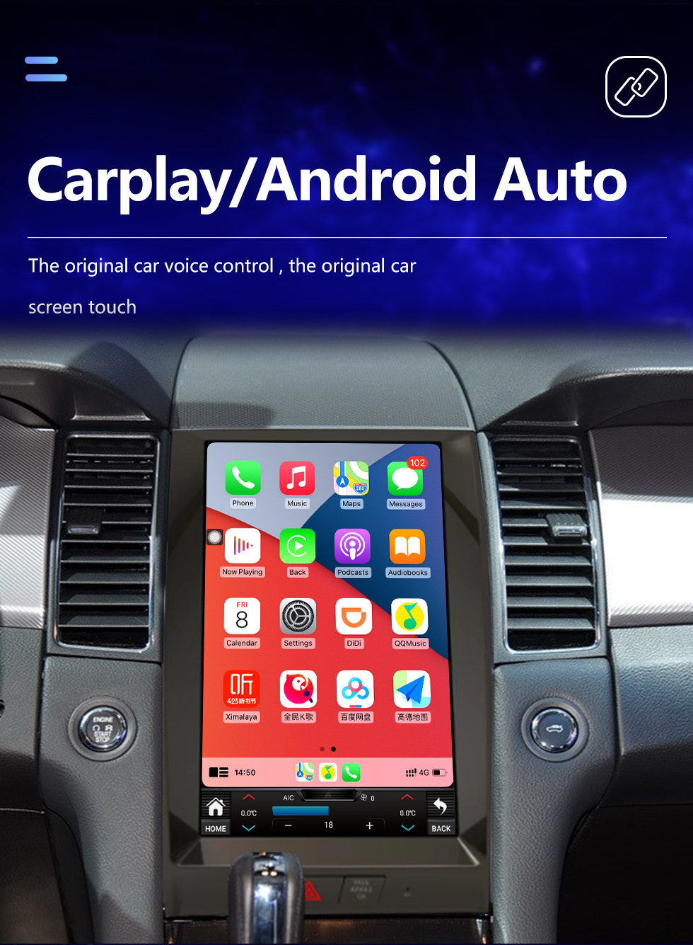 Seicane 13.3 inch Android 10.0 HD Touchscreen GPS Navigation Radio for 2012 2013 2014-2016 TAURUS with Bluetooth Carplay support TPMS AHD Camera Seicane 13.3 inch Android 10.0 HD Touchscreen GPS Navigation Radio for 2012 2013 2014-2016 TAURUS with Bluetooth Carplay support TPMS AHD Camera