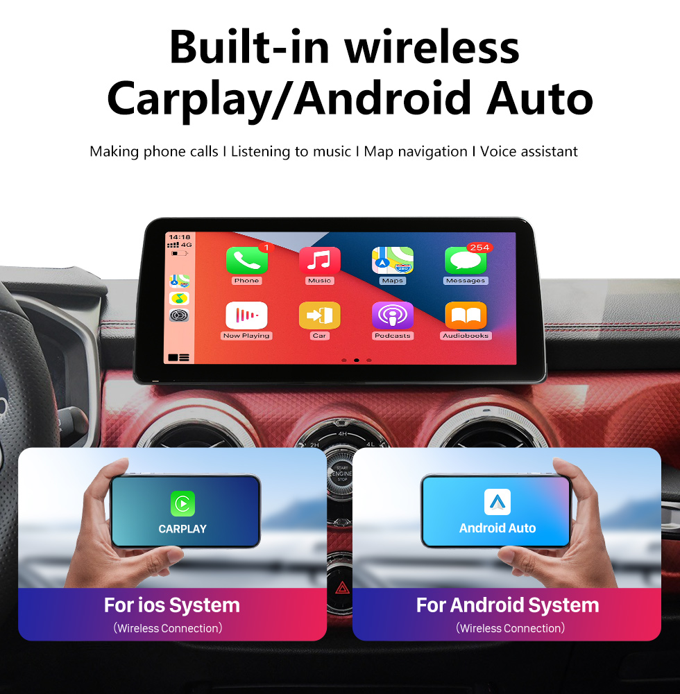 Seicane HD Touchscreen estéreo Android 12.0 Carplay 12,3 polegadas para 2020 2021 2022 LEXUS RX300 Substituição de rádio com suporte para navegação GPS Câmera de visão traseira WIFI