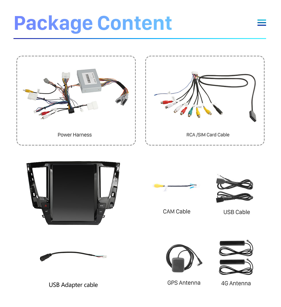 Seicane Carplay OEM 12.1 pulgadas Android 10.0 para 2018 2019 2020 TOYOTA Fortuner Radio Sistema de navegación GPS automático Android con pantalla táctil HD Soporte Bluetooth OBD2 DVR