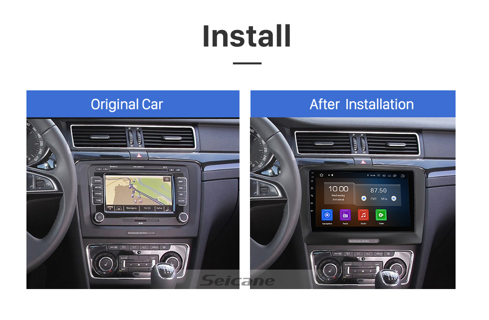 Seicane Carplay 7-дюймовый Android 13.0 для 2004-2010 VOLKSWAGEN PASSAT B5 B6 GPS-навигация Радио с Bluetooth HD сенсорный экран поддержка TPMS DVR DAB+ Seicane Carplay 7-дюймовый Android 13.0 для 2004-2010 VOLKSWAGEN PASSAT B5 B6 GPS-навигация Радио с Bluetooth HD сенсорный экран поддержка TPMS DVR DAB+