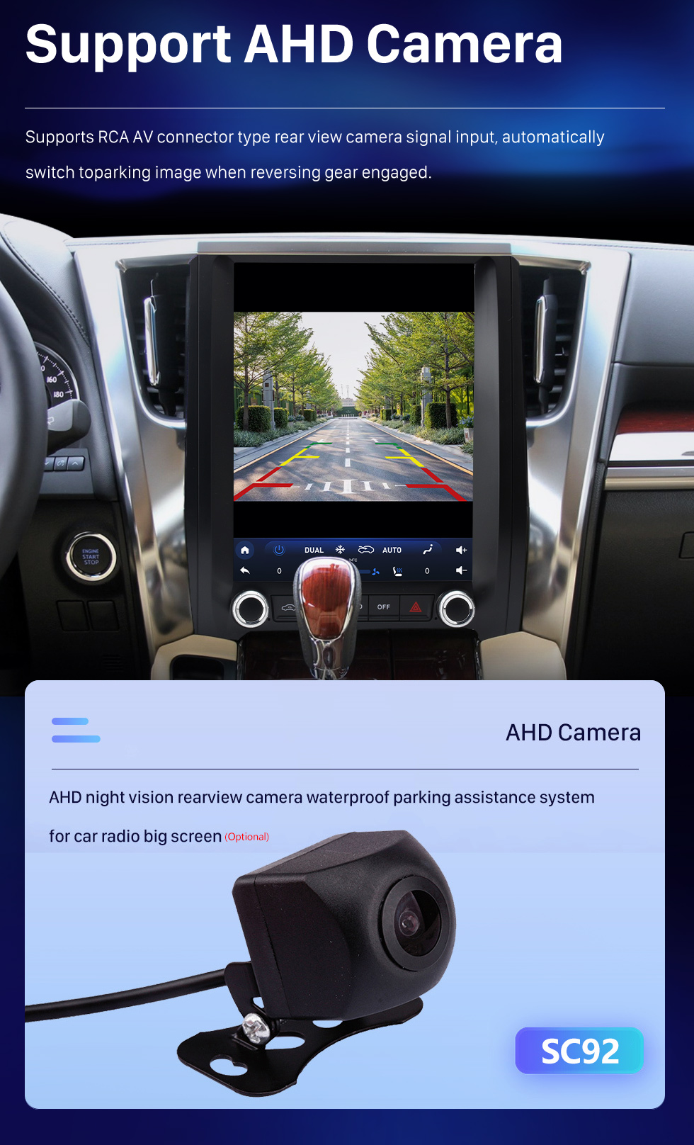Seicane Carplay 12.1 polegadas Android 10.0 para 2015 2016 2017-2020 TOYOTA Alphard Velfire Rádio Sistema de Navegação GPS com Tela Sensível Ao Toque HD Suporte Bluetooth OBD2 DVR TPMS Seicane Carplay 12.1 polegadas Android 10.0 para 2015 2016 2017-2020 TOYOTA Alphard Velfire Rádio Sistema de Navegação GPS com Tela Sensível Ao Toque HD Suporte Bluetooth OBD2 DVR TPMS