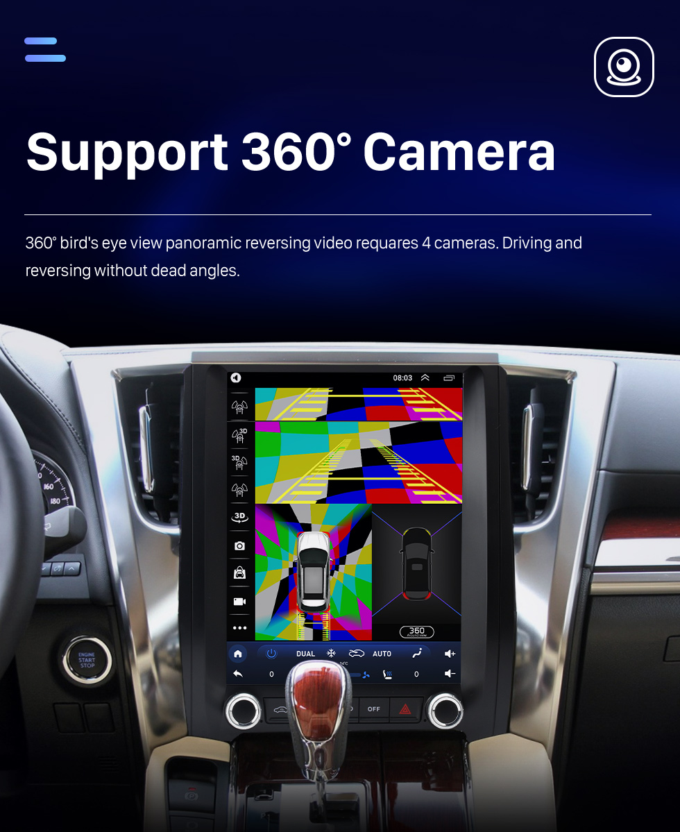 Seicane Carplay 12.1 polegadas Android 10.0 para 2015 2016 2017-2020 TOYOTA Alphard Velfire Rádio Sistema de Navegação GPS com Tela Sensível Ao Toque HD Suporte Bluetooth OBD2 DVR TPMS Seicane Carplay 12.1 polegadas Android 10.0 para 2015 2016 2017-2020 TOYOTA Alphard Velfire Rádio Sistema de Navegação GPS com Tela Sensível Ao Toque HD Suporte Bluetooth OBD2 DVR TPMS
