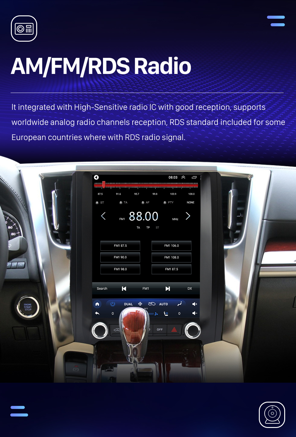 Seicane Carplay 12.1 polegadas Android 10.0 para 2015 2016 2017-2020 TOYOTA Alphard Velfire Rádio Sistema de Navegação GPS com Tela Sensível Ao Toque HD Suporte Bluetooth OBD2 DVR TPMS Seicane Carplay 12.1 polegadas Android 10.0 para 2015 2016 2017-2020 TOYOTA Alphard Velfire Rádio Sistema de Navegação GPS com Tela Sensível Ao Toque HD Suporte Bluetooth OBD2 DVR TPMS