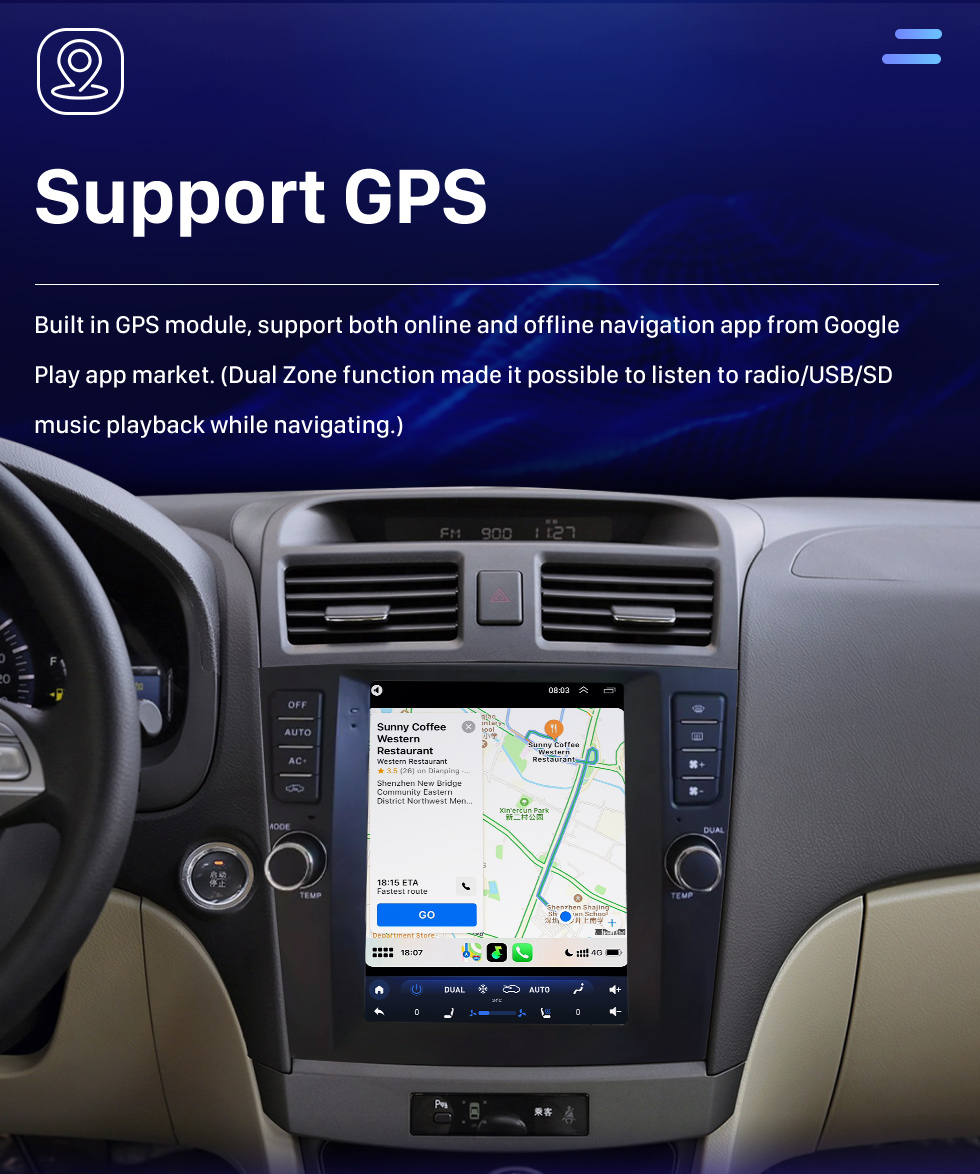 Seicane Para 2014-2015 byd f3 rádio 9.7 polegadas android 10.0 navegação gps com tela sensível ao toque hd suporte bluetooth carplay câmera traseira Seicane Para 2014-2015 byd f3 rádio 9.7 polegadas android 10.0 navegação gps com tela sensível ao toque hd suporte bluetooth carplay câmera traseira